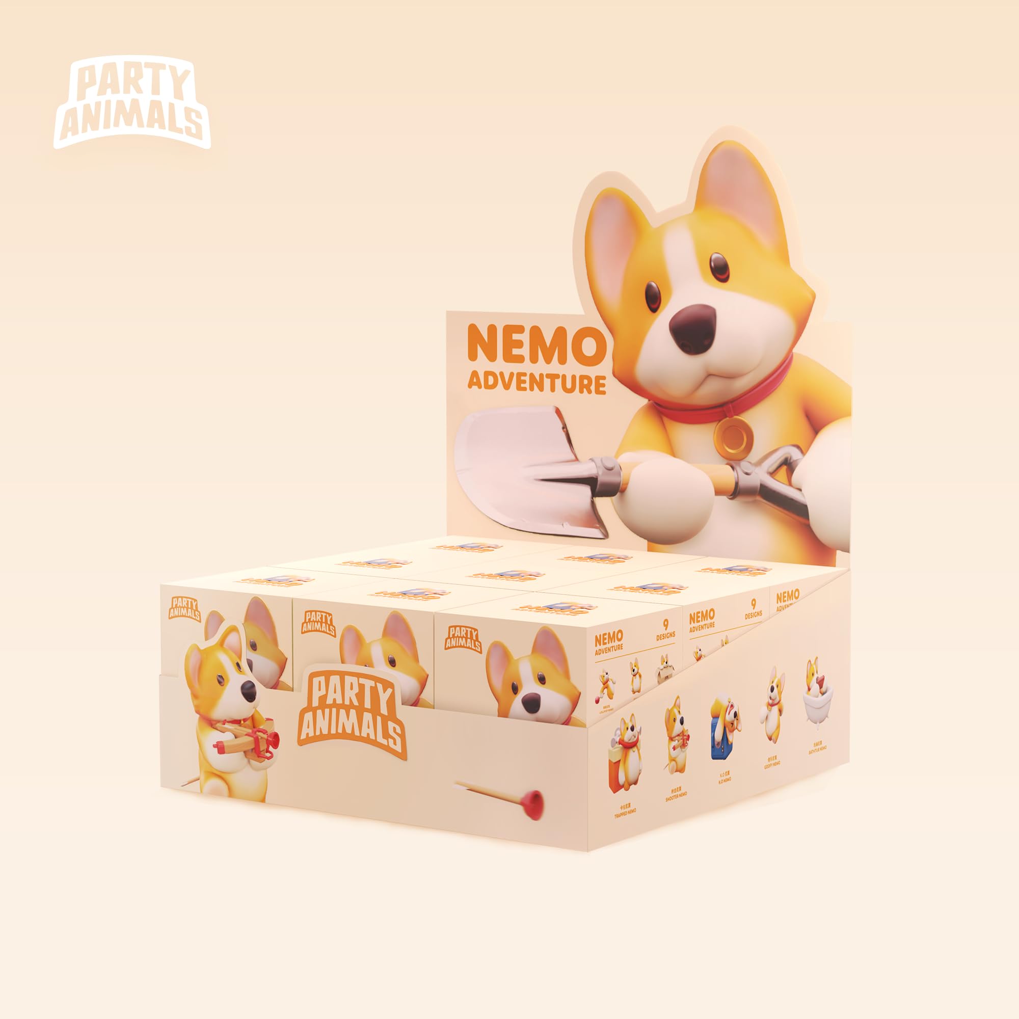 Amazon.com: Party Animals Nemo's Adventure Series Blind Box Action
